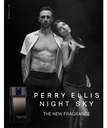Perry Ellis Night Sky - Men's Cologne - 3.4 fl oz Eau de Toilette - bergamot anise pear fig geranium lavender fir balsam vanilla vetiver sandalwood - Buy Online on SooperMarket.com