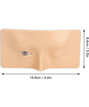 Dekaim Makeup Practice Board Silicone Face Eye Makeup Practice Board with Eyeshadow Brush for Self-taught or Professional Enthusiasts (White Skin) - Buy Online on SooperMarket.com