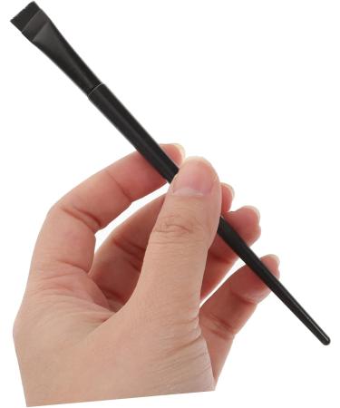 FOYTOKI 12pcs Eyeliner Smudge Brush Eye Smudge Brush Girl's Eyeliner Brush Flat Eyeliner Brush 15.5x1.2x0.6cm Black - Buy Online on SooperMarket.com