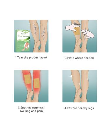 Varicose Veins Patch - Effective Treatment for Spider Veins | 12 Pcs | Fast International Shipping - Buy Online on SooperMarket.com