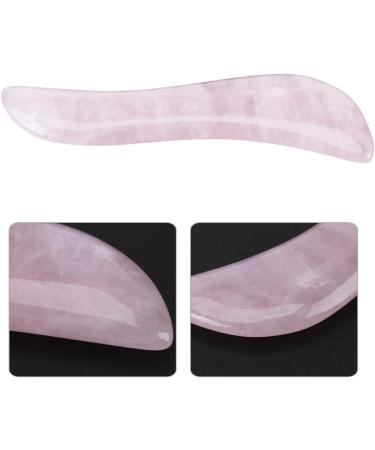 Sha Scraping Massage Tool - Rose Quartz Wing-Shape Sha Board for Spa & Metabolism Boost - Buy Online on SooperMarket.com