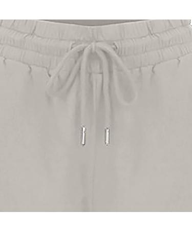 Wiyuqeen Spring Pants for Women - Trendy Straight Leg Trousers - Light Gray XX-Large - Buy Online on SooperMarket.com