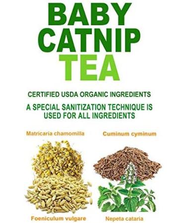 Secrets of Tea Catnip Colic Tea - USDA Organic Herbal Relief for Babies | Gas & Acid Reflux Relief, 20 Count - Buy Online on SooperMarket.com