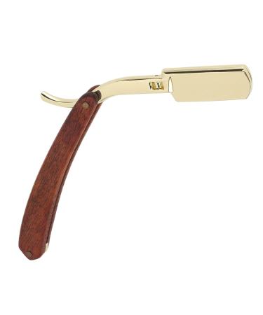 Men's Beard Knife Holder | Ergonomic & Foldable Metal Design - Premium Stainless Steel & Solid Wood | Perfect for Gentleman's Grooming - Buy Online on SooperMarket.com