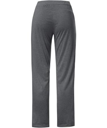 WILLBEST Womens Activewear Trousers Straight Leg Yoga Pants with Drawstring Soft Tracksuit Bottoms Gym Running Jogger Causal Work Lounge Sweatpants 970-djufh-d-grey 4XL - Buy Online on SooperMarket.com