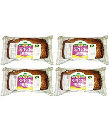 HTB Genuine Jamaican Spice Bun, 12oz (4 Pack) 12 Ounce (Pack of 4)