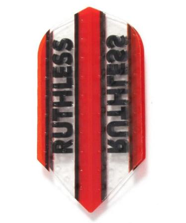 US Darts 3 Sets (9 Flights) Xtra Strong Ruthless Slim Red Flights - Dimplex Style  100 Micron