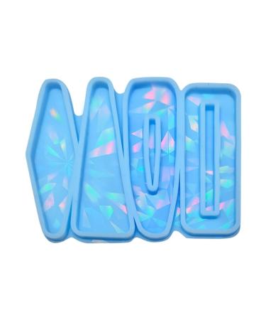 JSGHGDF Hair Barrette Epoxy Resin Molds Silicone Resin Moulds Silicone Jewelry Mould for Hair Clip Hair Barrettes Making
