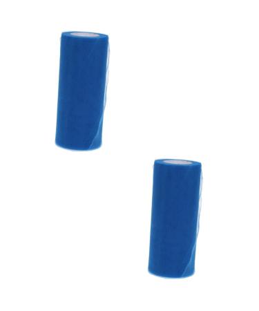 VILLCASE 2pcs Roll White Tulle Fabric Ribbons for Presents Tissue Bolt Banquet United States The Flowers Dark Bluex2pcs mediumx2pcs