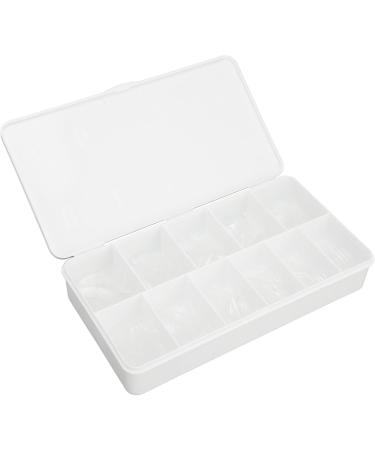 Half Frosted Fake Nail 550 False Nails Carve Free Grinding Long Fake Nails Ultra Thin Lightweight for Nail Salon (Almond) - Buy Online on SooperMarket.com