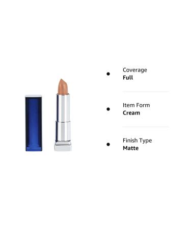 Maybelline New York Color Sensational Nude Thrill Matte Lipstick - 0.15 Ounce - Buy Online on SooperMarket.com