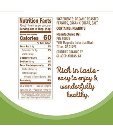 PB2 Organic Powdered Peanut Butter | 6.5 oz - Guilt-Free Nut Butter - Buy Online on SooperMarket.com
