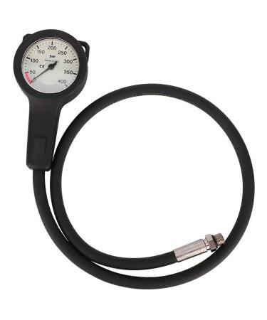 Professional Scuba Pressure Gauge Luminous Submersible Scuba Diving Tank Checker Dive Pressure Gauge Dive Tank Cylinder Air Pressure Tester 400 Bar Console Dive Equipment for Scuba Diving