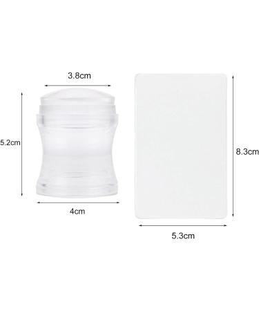Nail Art Stickers for Women - Removable & Flexible Nail Seal for Party Decor | Silicone Stamp & Scrub Tool for Perfect Manicure - Buy Online on SooperMarket.com