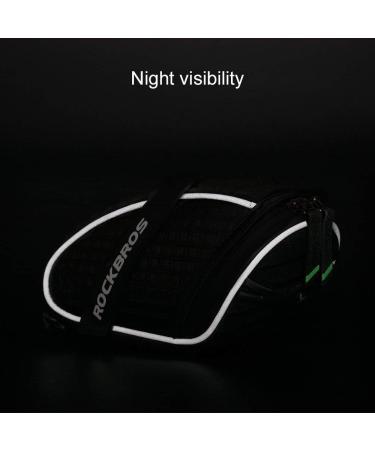 ROCKBROS Bike Seat Bag - 3D Shell Cycling Saddle Pack for Mountain & Road Bikes, Black - Buy Online on SooperMarket.com