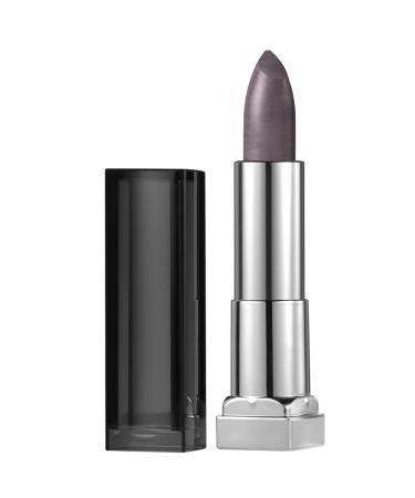 Maybelline New York Color Sensational Silver Lipstick Metallic Lipstick  Smoked Silver  0.15 oz Smoked Silver 0.15 Ounce (Pack of 1)