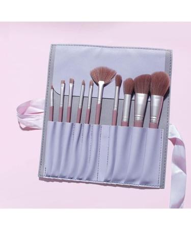 DFHBFG Makeup Brush Set - 10 Soft Hair Brushes for Blush Powder & Foundation | Universal Long Pole Design - Buy Online on SooperMarket.com