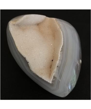 Crystal Rough Quality Natural Agate Geode White Cluster Charming Quartz Crystal Ornament Gift for Home Decoration - Buy Online on SooperMarket.com