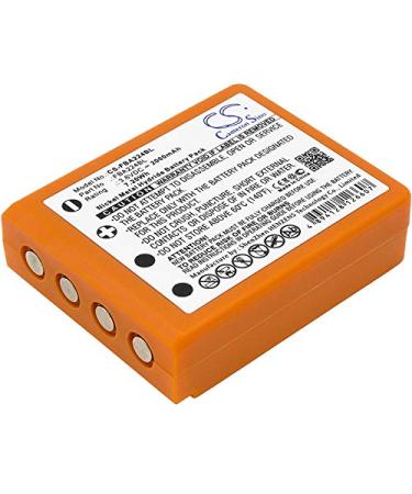 2000mAh Battery Replacement for HBC Radiomatic Vector Pro Radiomatic Patrol D Radiomatic Micron 4 Radiomatic Micron 5 Radiomatic Quadrix Radiomatic Micron 7 BA223000 BA223030 FUB6 (3.6V)