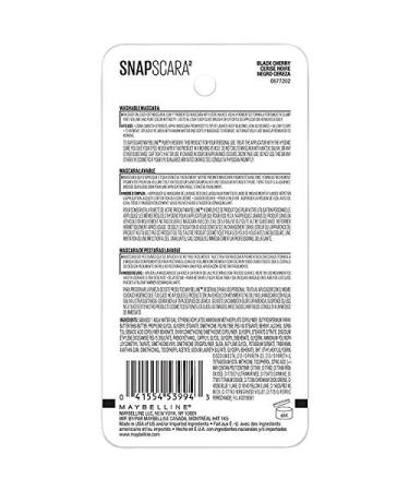 Maybelline Snapscara Washable Mascara Black Cherry - 1 Pack - Buy Online on SooperMarket.com