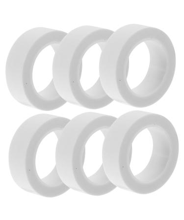 6 Rolls Grafting Eyelash Tape Lash Extension Tape Eyelash Tapes for Salon Tape for Eyelash Extensions Eyelash Tape for Salon Make up Tape Tool White Dedicated Miss Non-Woven Fabric