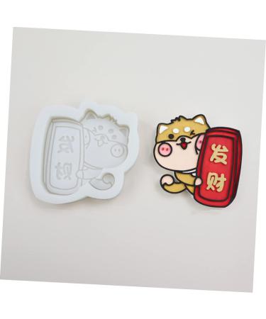 NUOBESTY 4 Pcs Shiba Inu Drawing Stencil Silicone Molds De Para Gelatinas Handmade Craft Mold Crystal Plaster - Buy Online on SooperMarket.com