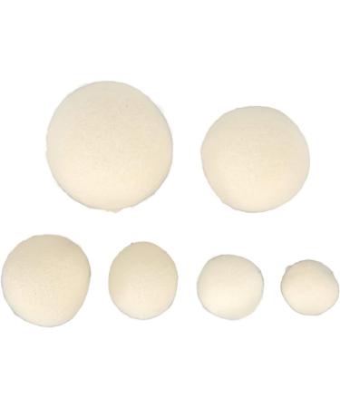 Reusable Dryer Balls Set - 6 Fabric Softening Balls for Wrinkle Reduction & Static Control | Save Drying Time | International Shipping - Buy Online on SooperMarket.com
