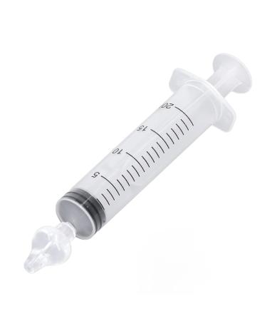 Nasal Irrigator Syringe for Infants - Safe, Professional, and Lightweight Nose Cleaner with Silicone Tip - 20ml - Buy Online on SooperMarket.com
