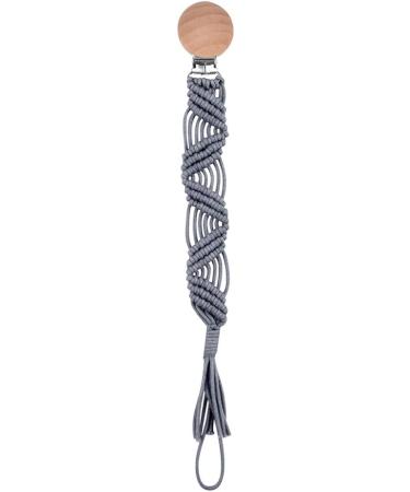WT-DDJJK Baby Pacifier Chain Clip | Woven Cotton Rope Nipple Soother Holder - International Shipping - Buy Online on SooperMarket.com