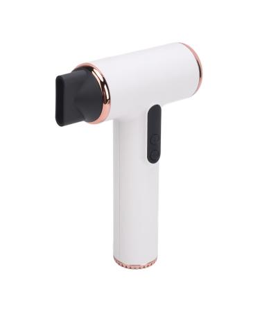 Cordless Hair Dryer 3 Speeds 3 Temp Adjustable Professional Blow Dryer with Digital Screen USB Rechargeable Portable Travel Hair Dryer for Home Travel Dorm Camping