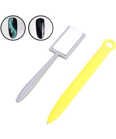 Long-Lasting Double-Head Gel Magnet -11Pcs/Set 3D Cat Eye Magnetic LED Polish Soak Off Stick Manicure Nail Art Tools - Buy Online on SooperMarket.com