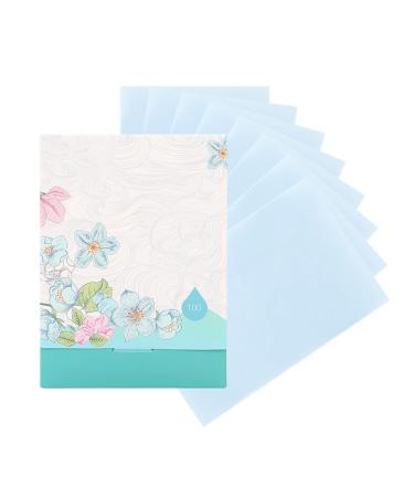 Dajidafu 1 Box Face Blotting Sheets Beauty Makeup Tools Absorbing Papers Oil Control Wipes for Travel Company Office Shop