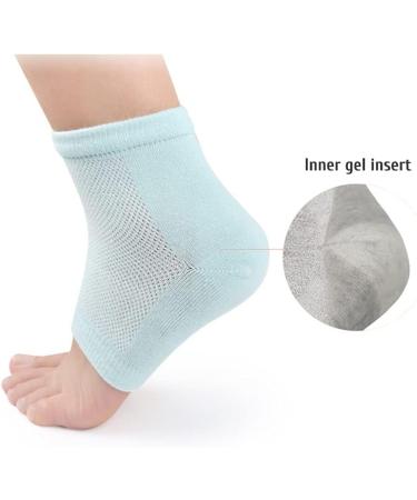 Buy 4 Pairs Gel Heel Socks - Moisturizing Spa Socks for Soft Smooth Skin | Comfort Day & Night Care - Buy Online on SooperMarket.com