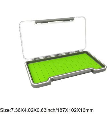3 PC Super Slim Waterproof Fly Fishing Box | Silicone Tackle Trays | Best Pocket Storage 7.36x4.02x0.63 - Buy Online on SooperMarket.com