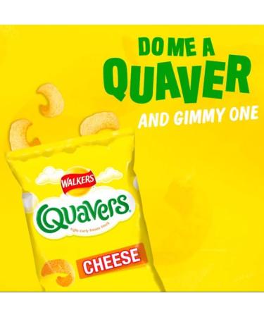 Walkers Quavers Cheese Snacks Crisps 30x34g (Wholsale Box) - Buy Online on SooperMarket.com