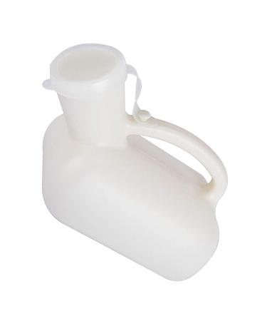 Men's Urinal with Hand held Portable Urine Cup Urinals for Men Thick Firm Portable Urinal Urine Collection(White) - Buy Online on SooperMarket.com