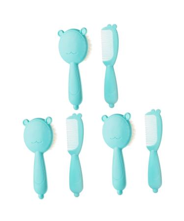 Kisangel 3 Sets Products Toddlers Scalp Practical Comb Cap Brush Blue of Perfect Registry Ideal Safety Tool Newborns Natural Tools Shampoo Baby Wool Bath Girl Kids Supplies Cleaning Shower Bluex3pcs 14.7X6.3cmx3pcs