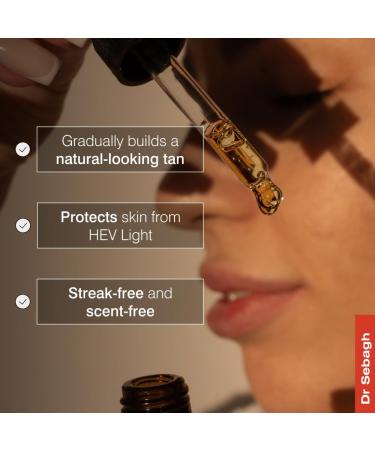 Dr Sebagh Self-Tanning Drops Travel Size- Streak-Free Scent-Free and Sun-Free Golden Radiance in just a few hours| Mix with Moisturizer for Smooth Application | Create Bronzed Skin- 5 ml - Buy Online on SooperMarket.com