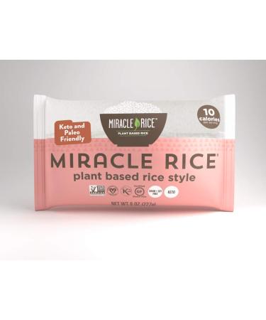 Miracle Noodle Miracle Rice - Gluten-free Shirataki Rice | Keto, Vegan, Soy-Free | 0 Calories, 0 Carbs | Kosher, Paleo, Dairy-Free - 8 oz (Pack of 6) - Buy Online on SooperMarket.com