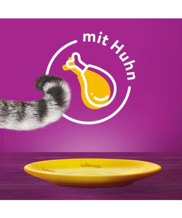 Whiskas 7+ Cat Food Poultry in Sauce - High-Quality Wet Food for Cats 7 Years & Older - 28 x 85g Portion Bags - Buy Online on SooperMarket.com