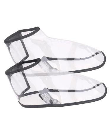 Gogogmee 1 Pair Haircut Styling Tool Barber Hairdressing Non Woven Shoes Cover Shoe Covers Haircut Shoes Protector Haircut Foots Cover Protective Shoes Cover Salon Shop Cover