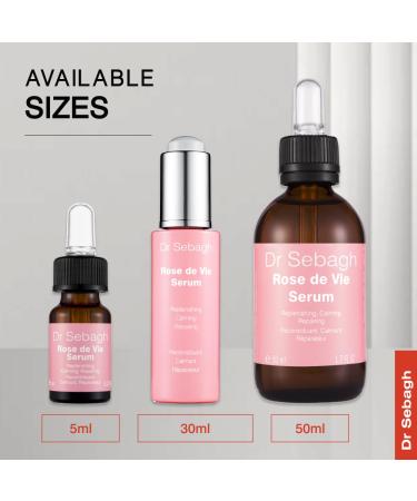 Rose de Vie Serum Pro Size - Nourishing Anti-Aging Formula for Dry & Sensitive Skin | Soothes Redness | Non-Comedogenic | 50ml - Buy Online on SooperMarket.com