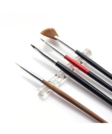 Transparent Nail Art Brush Holder & Acrylic Tool - 5 Gel Nail Accessories | New & Popular - Buy Online on SooperMarket.com
