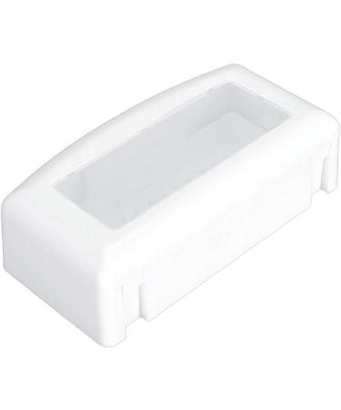 Nail Tool Cleaning Tray Multifunctional Long Life Easy Clean Makeup Tool Needle Cleaning Box for Travel (White) - Buy Online on SooperMarket.com