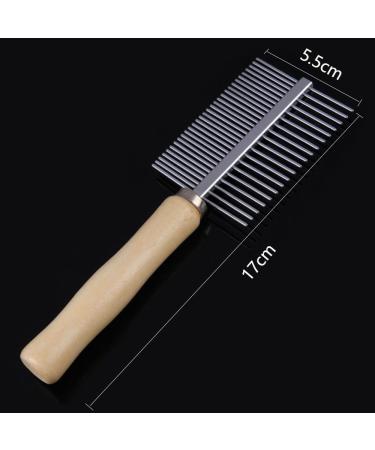 Redreo Dog & Cat Comb - Wooden Double Ridge Brush for Long Hair | Pet Care Comb for Flea Removal - Buy Online on SooperMarket.com