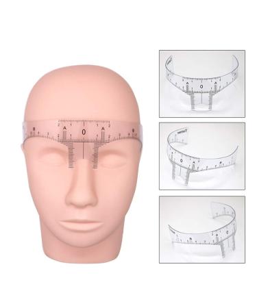 Tattoo Eyebrow Nose Grooming Ruler Set - 6 Pieces Microblading Stencil & Measure Tool - Buy Online on SooperMarket.com