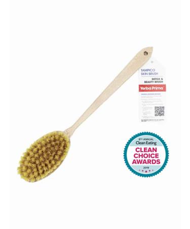 Yerba Prima Tampico Skin Brush - Exfoliate for Radiant Skin & Improved Circulation - Buy Online on SooperMarket.com