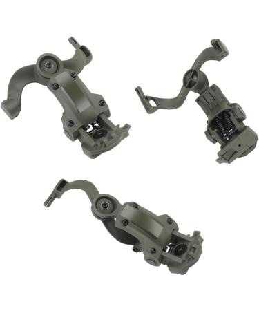 Buy Tarn Network ARC Rail Adapter for Helmets - Multi-Angle Hanging Headphone Holder | Tactical Green Headset Holder - Buy Online on SooperMarket.com
