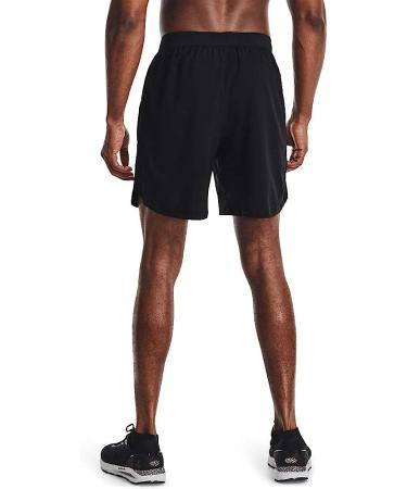 Under Armour Men's Launch Run 7-inch Shorts in Black/Reflective (Medium) - Buy Online on SooperMarket.com