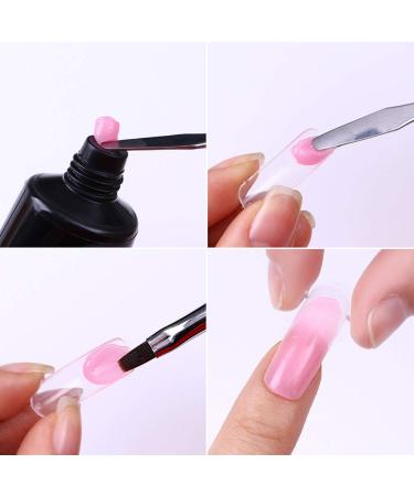 100pcs Quick Building Poly UV Gel Nail Forms - Full Cover Extensions & Nail Art Tool - Buy Online on SooperMarket.com